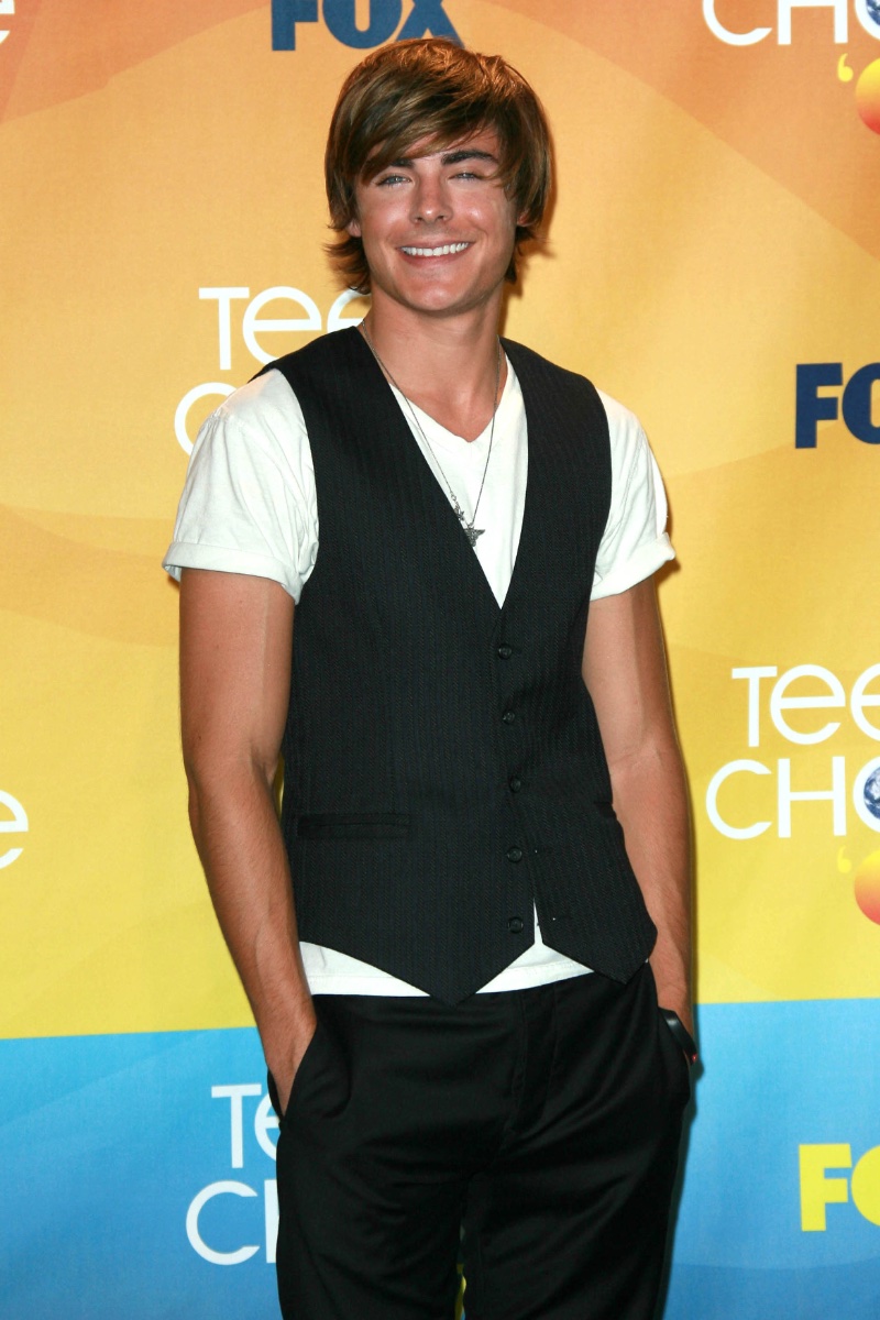 2000s Fashion Men Zac Efron Vest V Neck 2000s Fashion Men Zac Efron Vest V-Neck