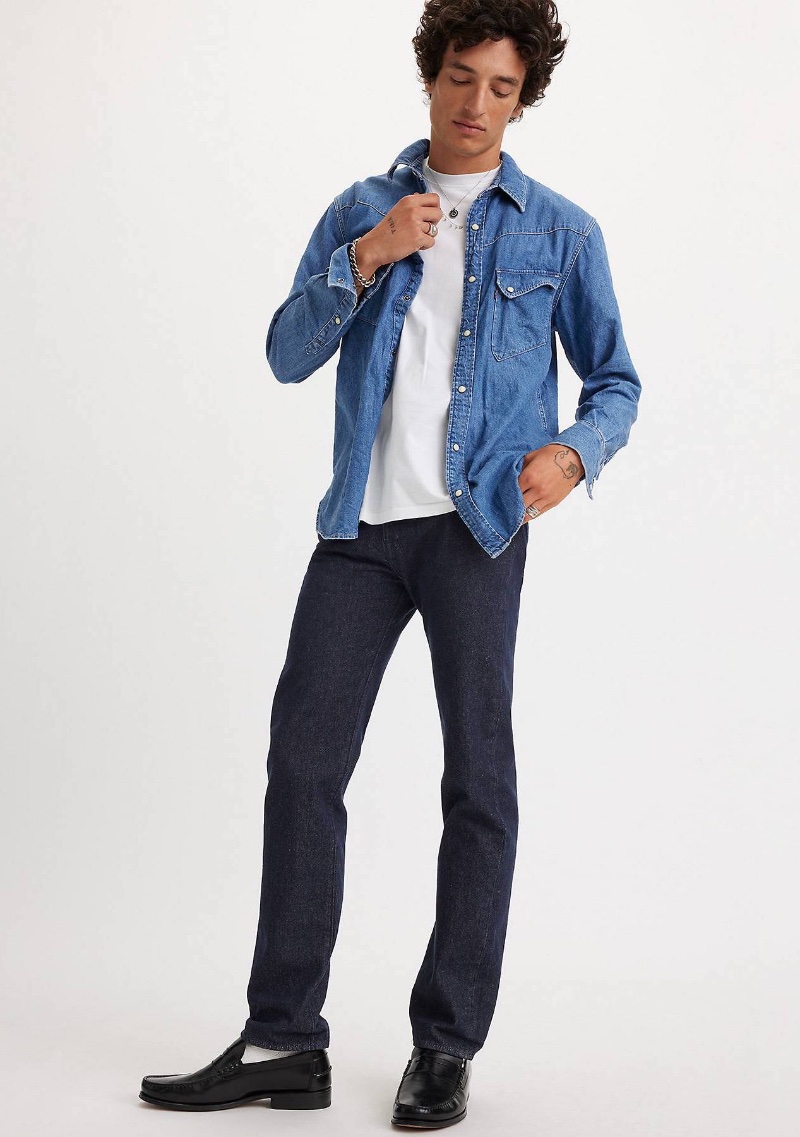 501 Original Fit Jeans Levis Men Dark Wash 501 Original Fit Jeans Levi's Men Dark Wash