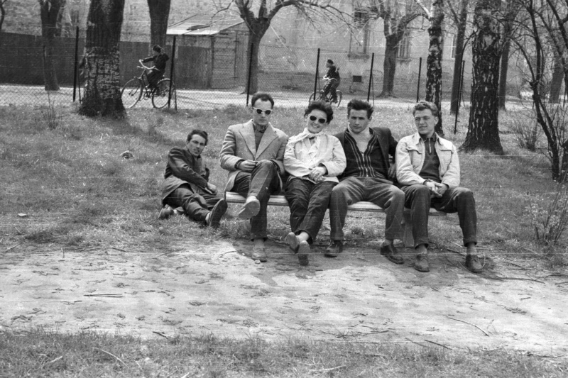 50s Fashion Men Teddy Boy Style The Teddy Boy aesthetic provided bold statement style as seen in this 1958 photo.