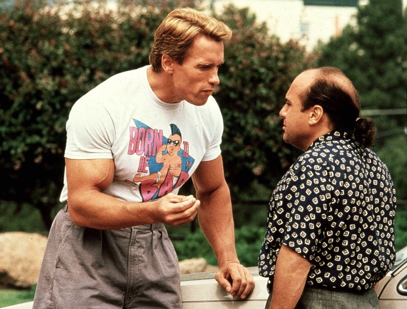 80s Fashion Men Graphic Tee Arnold Schwarzenegger Twins 1988 80s Fashion Men Graphic Tee Arnold Schwarzenegger Twins 1988