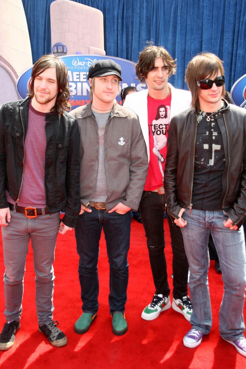 All American Rejects All-American Rejects 2007 Meet the Robinsons Premiere Los Angeles Skinny Jeans