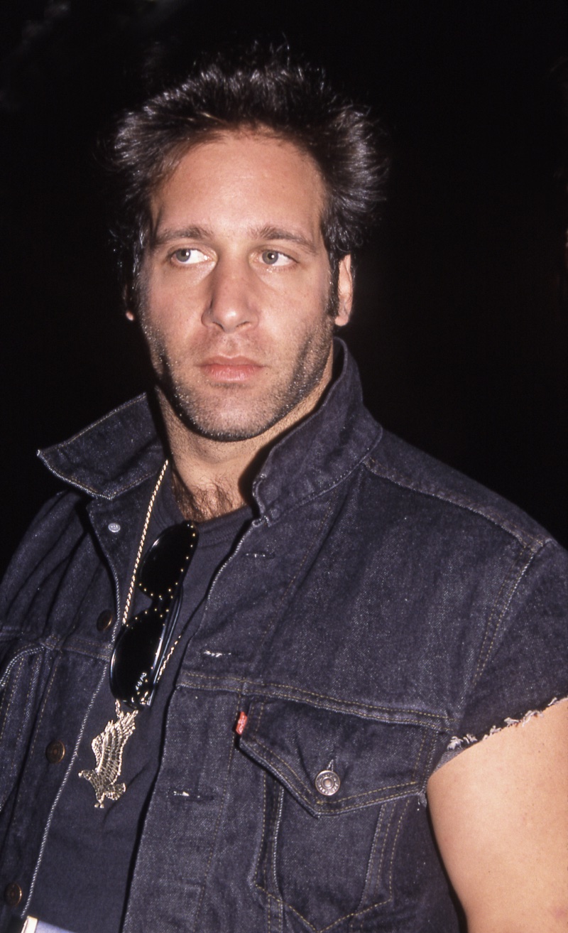 Andrew Dice Clay Denim Vest 90s Fashion Men Andrew Dice Clay rocks a Levi's denim vest, circa 1990.