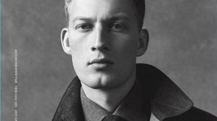 Bastian Thiery William Son Fall Winter 2017 Campaign 001 Bastian Thiery fronts the fall-winter 2017 campaign of William & Son.