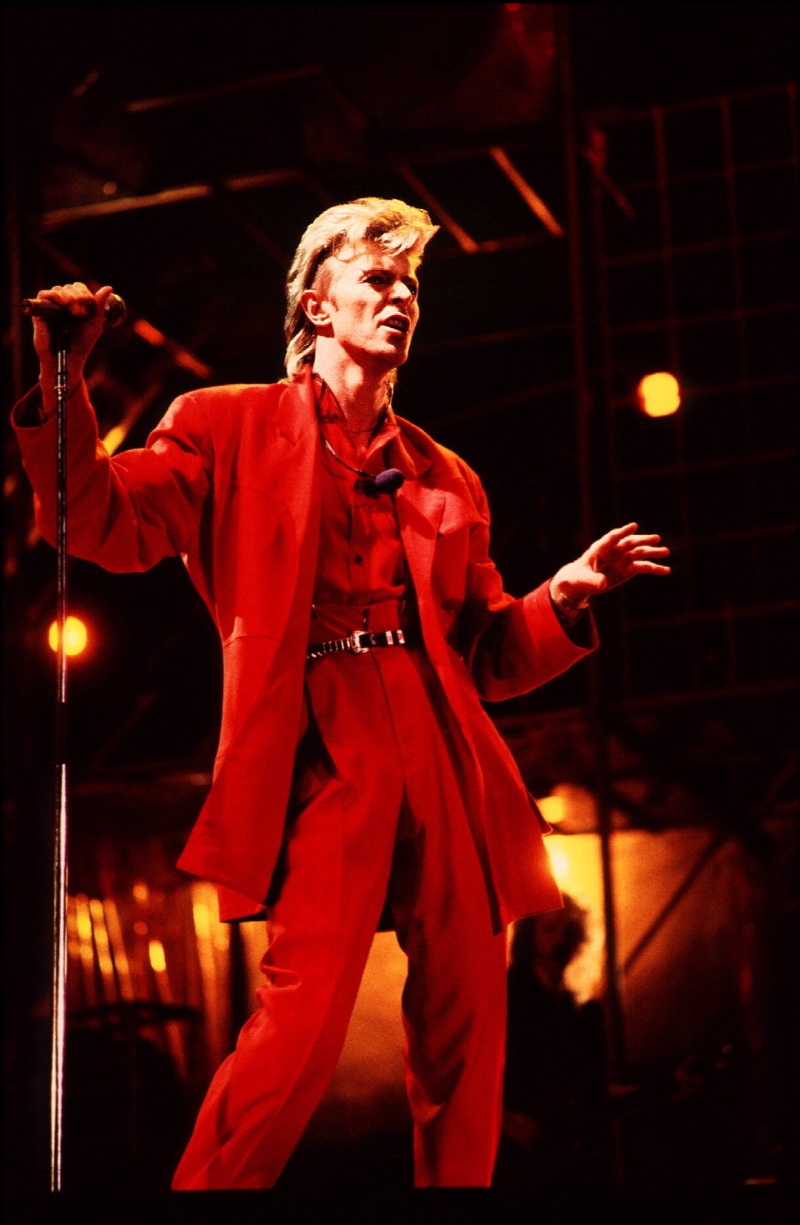 David Bowie 1987 Berlin Concert Red Suit 80s Fashion Men David Bowie 1987 Berlin Concert Red Suit 80s Fashion Men