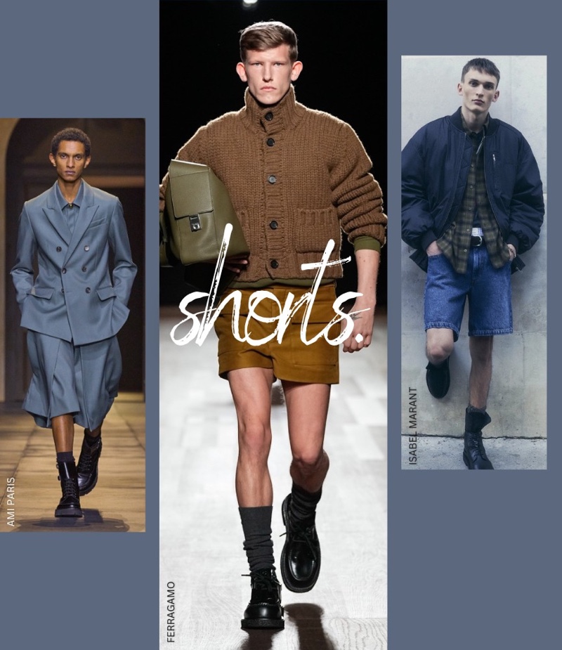 Fall 2024 Trend Men Shorts Men's Fall 2024 Fashion Trend Shorts