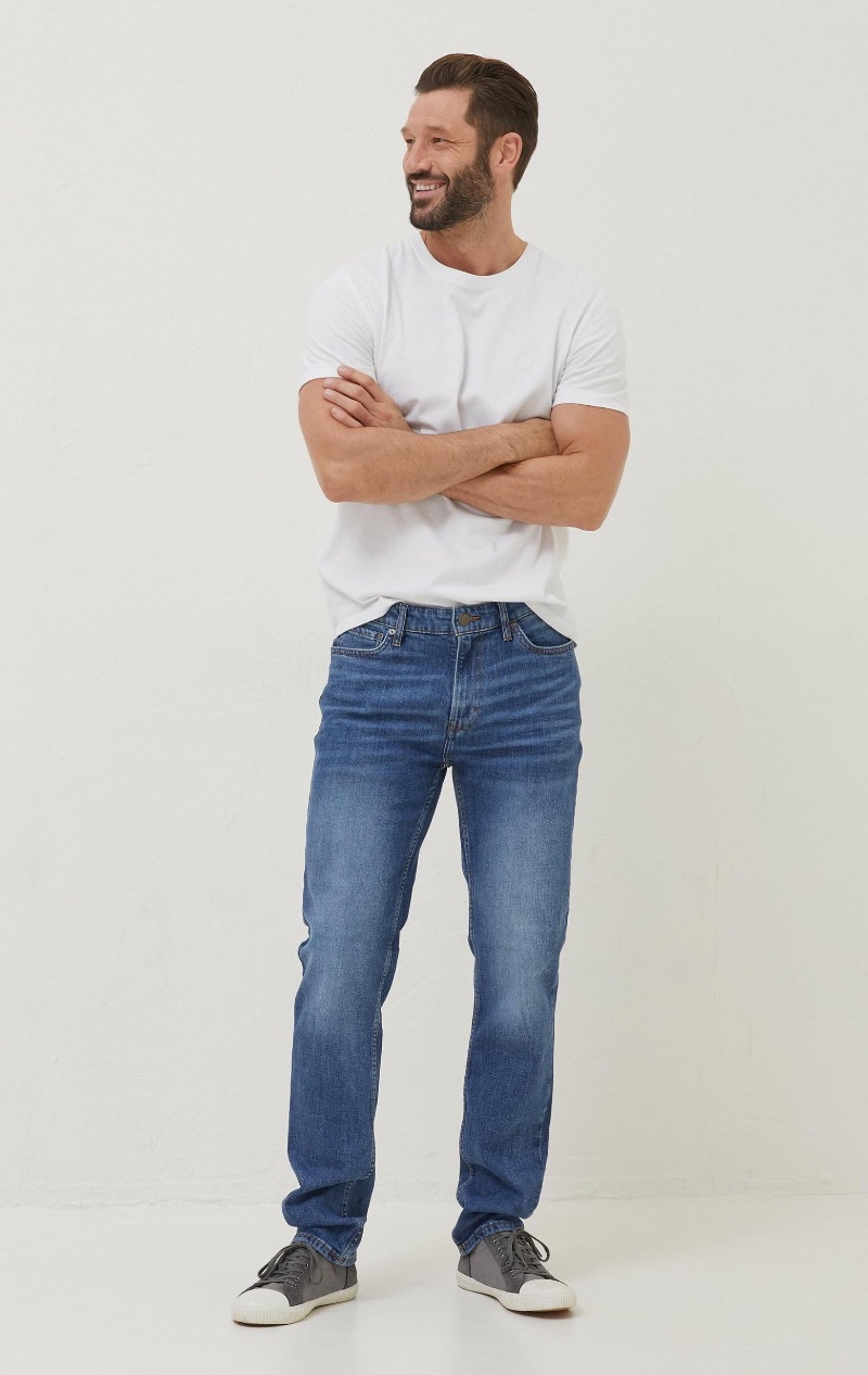 FatFace Slim Stone Wash Jeans Men FatFace Slim Stone Wash Jeans Men