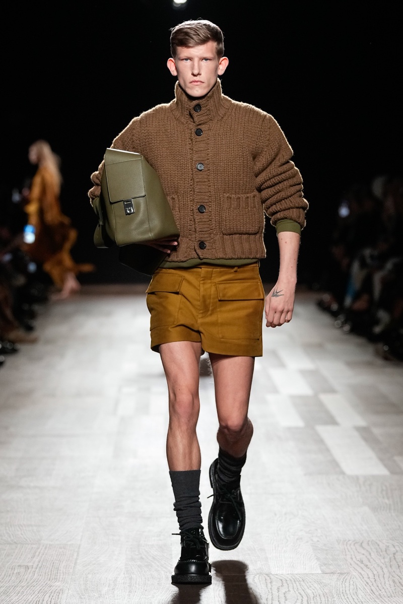 Ferragamo Fall Winter 2024 Shorts Trend Ferragamo fall-winter 2024 collection men's shorts