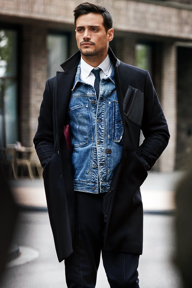 G Star Raw 2019 Campaign Tomorrows Classics 002 Out for a stroll, Richard Deiss fronts G-Star Raw's Tomorrow's Classics campaign.