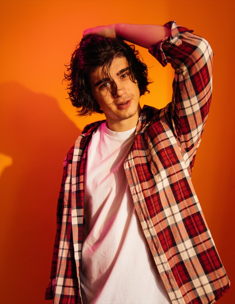 Gen Z Fashion Self Gen Z Fashion Casual Plaid Button-down Shirt