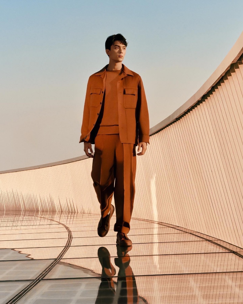 Leo Wu Zegna Oasi Cashmere Collection 2022 001 Zegna menswear