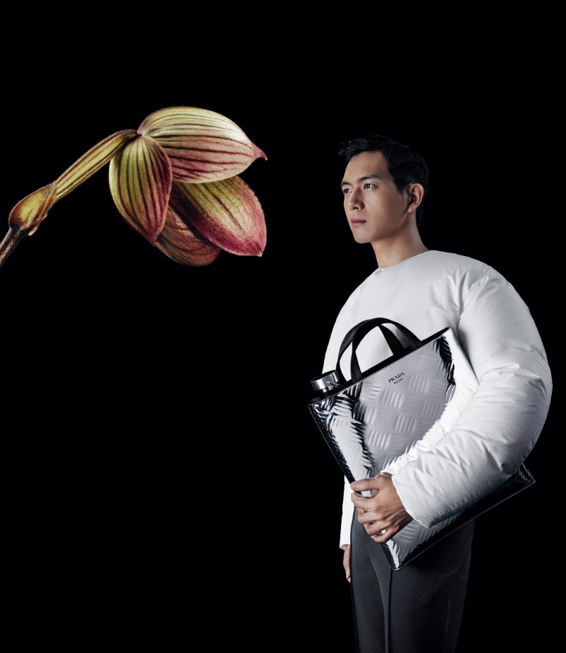 Li Xian Prada Fall Winter 2023 Campaign Prada menswear