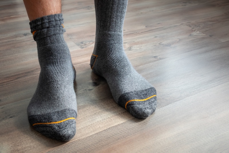 Man in Gray Socks man in gray socks