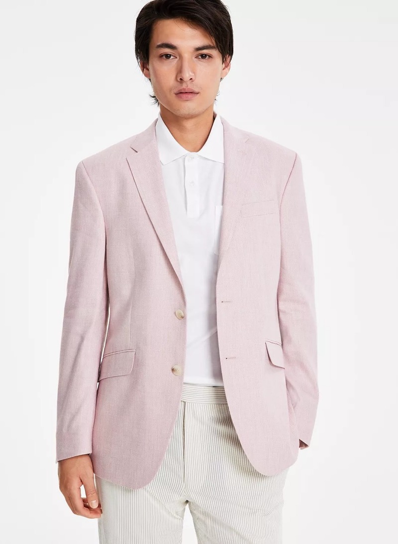 Pink Sport Coat Polo Shirt Seersucker Pants Kenneth Cole Reaction Macys Pink Sport Coat Polo Shirt Seersucker Pants Kenneth Cole Reaction Macys