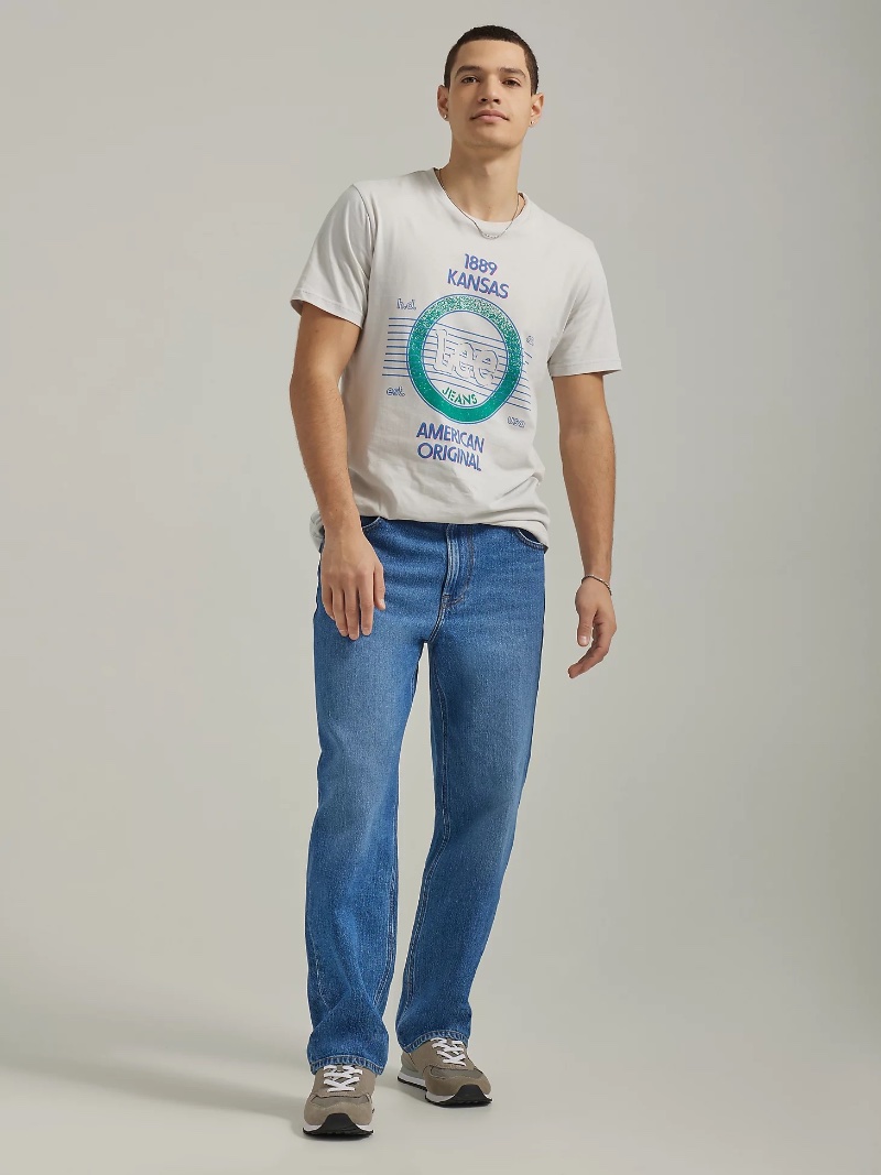 Types of Jeans Men Loose Fit Lee Asher Azure Types of Jeans Men Loose Fit Lee Asher Azure
