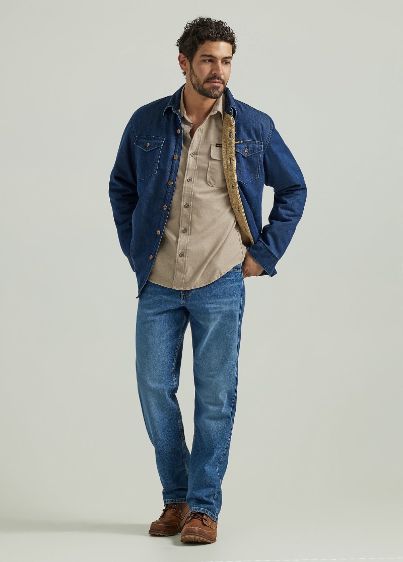 Types of Jeans Men Relaxed Fit Wrangler Flex Jean Mid Denim Types of Jeans Men Relaxed Fit Wrangler Flex Jean Mid Denim
