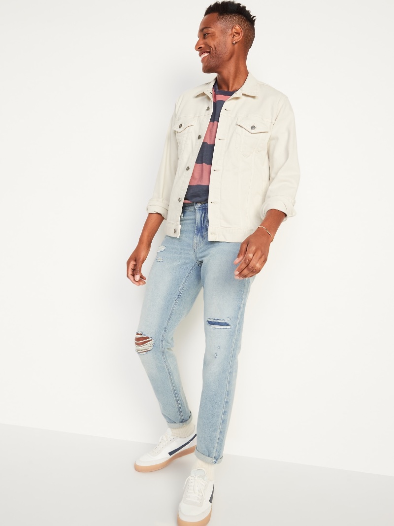 Types of Jeans Straight Taper Old Navy Light Wash Ripped Types of Jeans Straight Taper Old Navy Light Wash Ripped