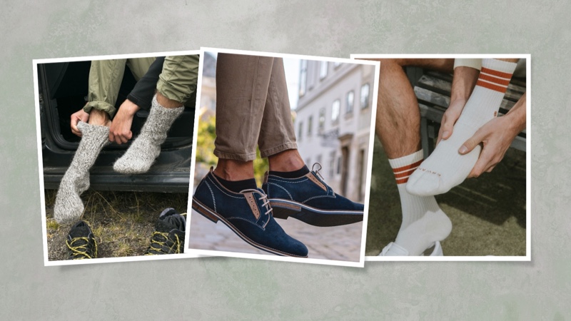 Types of Socks Men Image Types of Socks Men