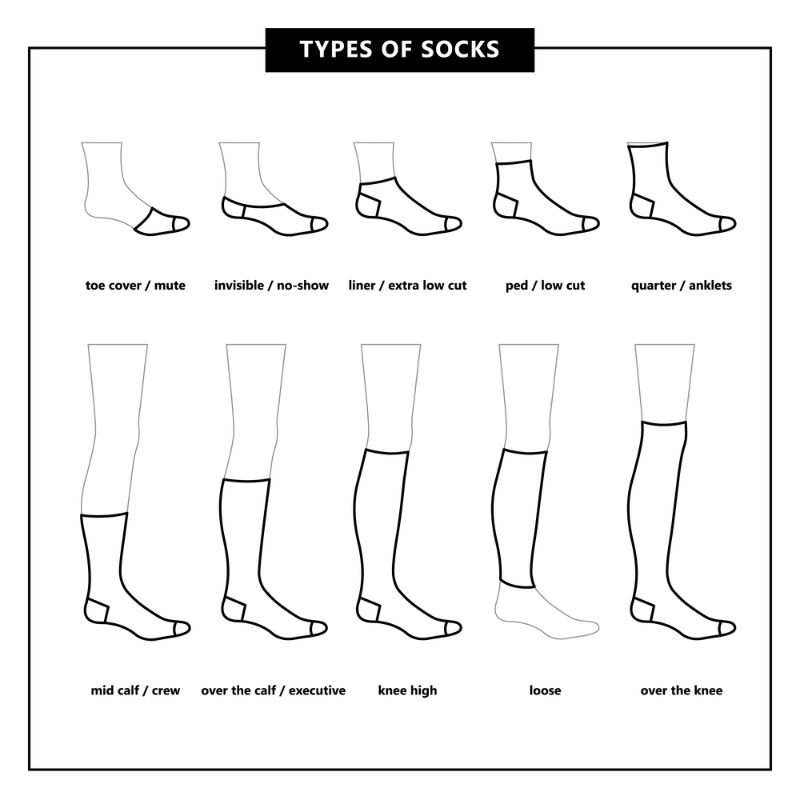 Types of Socks types of socks